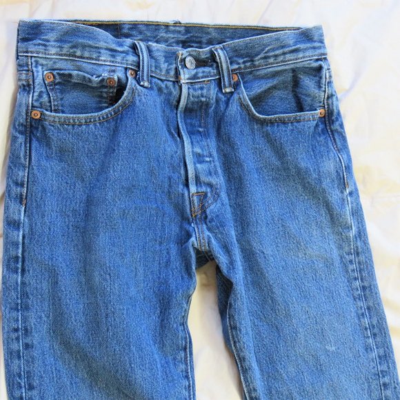 Levi's 501 Jeans W29 L32 Button Fly - Picture 5 of 6